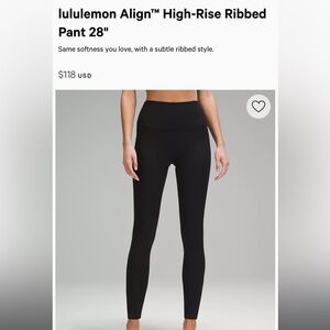 lululemon athletica align leggings